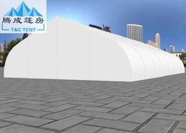 barraca de alumínio do quadro do espaço livre da curva do PVC do branco de 20x40m para 500 pessoas do vento de Seater do casamento resistente