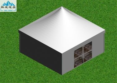 barraca do miradouro do pagode de 5x5m com tampa branca do telhado do PVC do quadro de alumínio para o festival de vinho