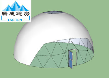aço do diâmetro de 5M e da abóbada Geodesic do PVC bola transparente projetada para o evento desportivo exterior