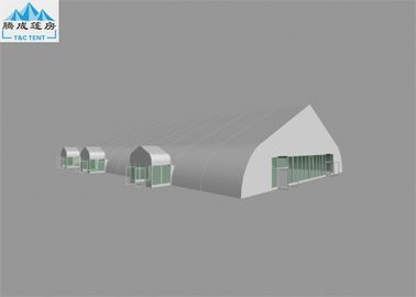 barracas resistentes UV do telhado branco de grande resistência da liga de alumínio de 30x60M, ar exterior barraca condicionada